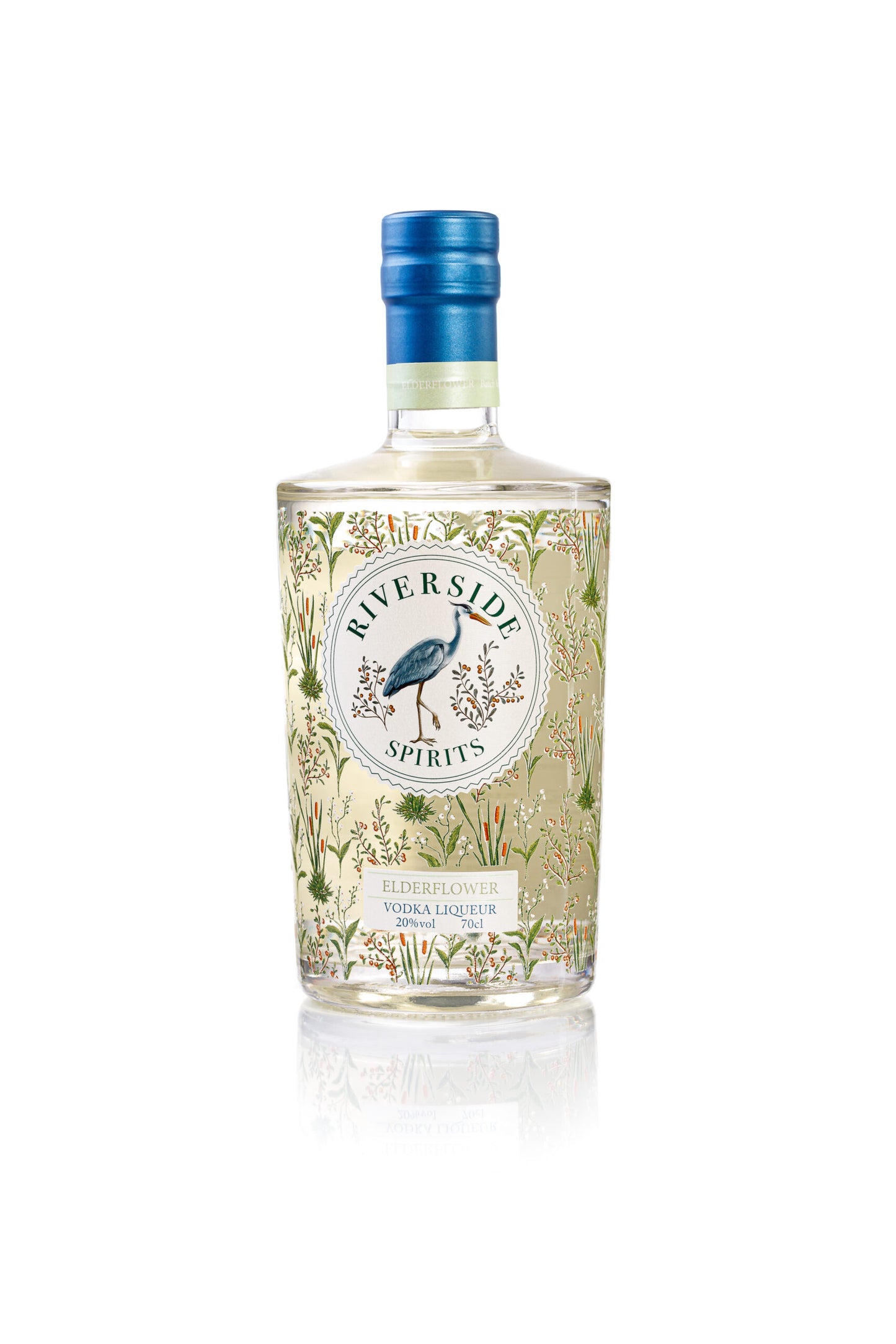 Riversides Spirits bottle of Elderflower Vodka Liqueur 
