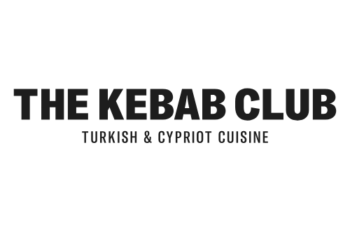 Logo of The Kebab Club with text 'Turkish & Cypriot Cuisine' on a white background