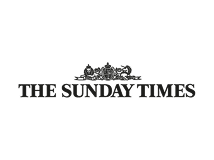 Logo of The Sunday Times on a white background