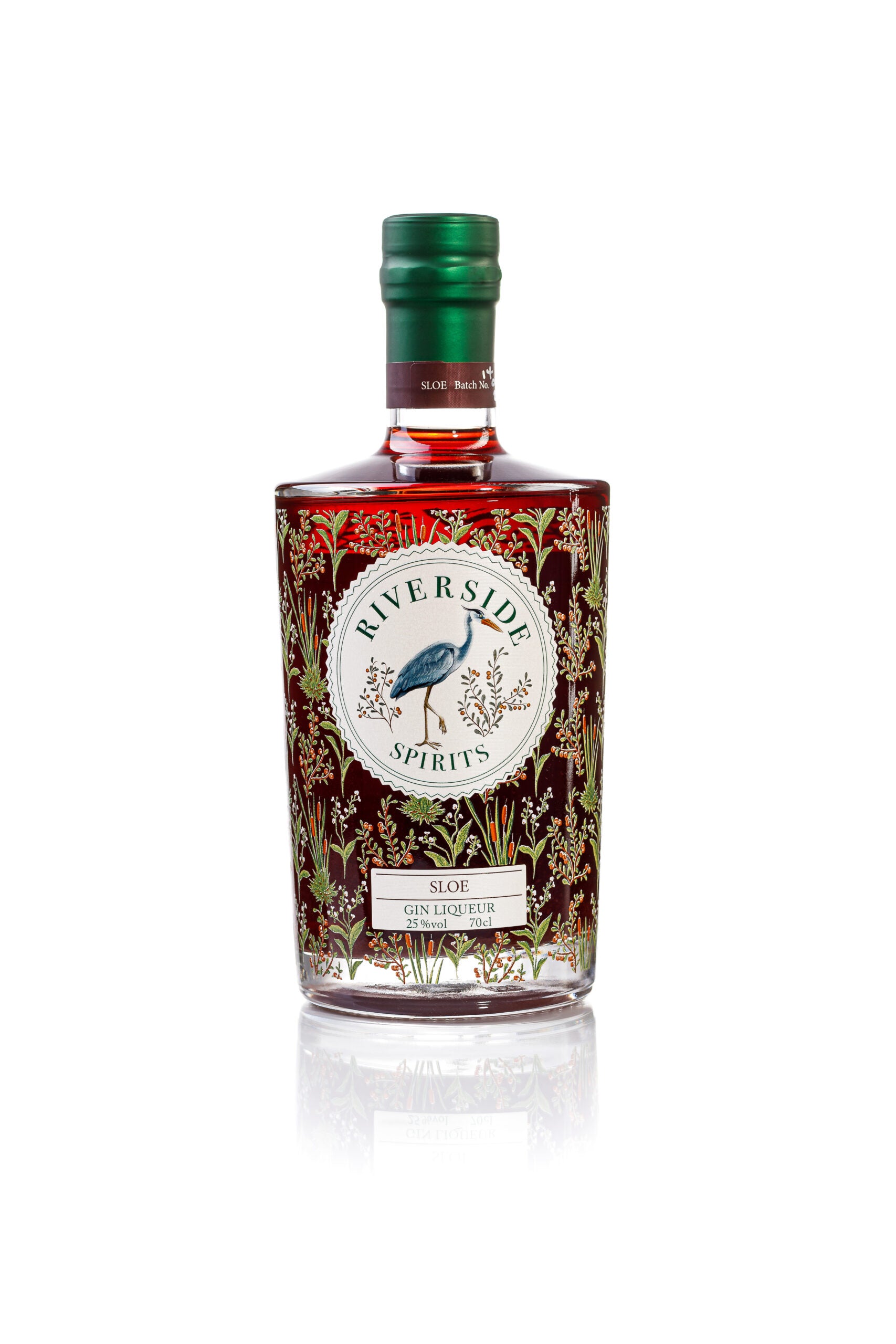 Riverside Spirits bottle of Sloe Gin Liqueur