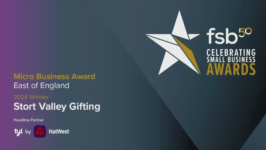 Load video: Video of the Micro business awards where Stort Valley Gifting was a recipient 